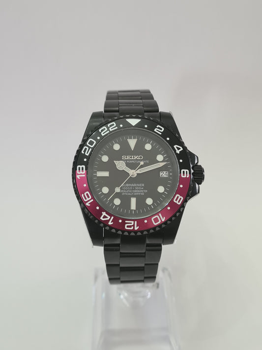 Seikmariner – Joker Style, Black Dial, Black Case 39 mm