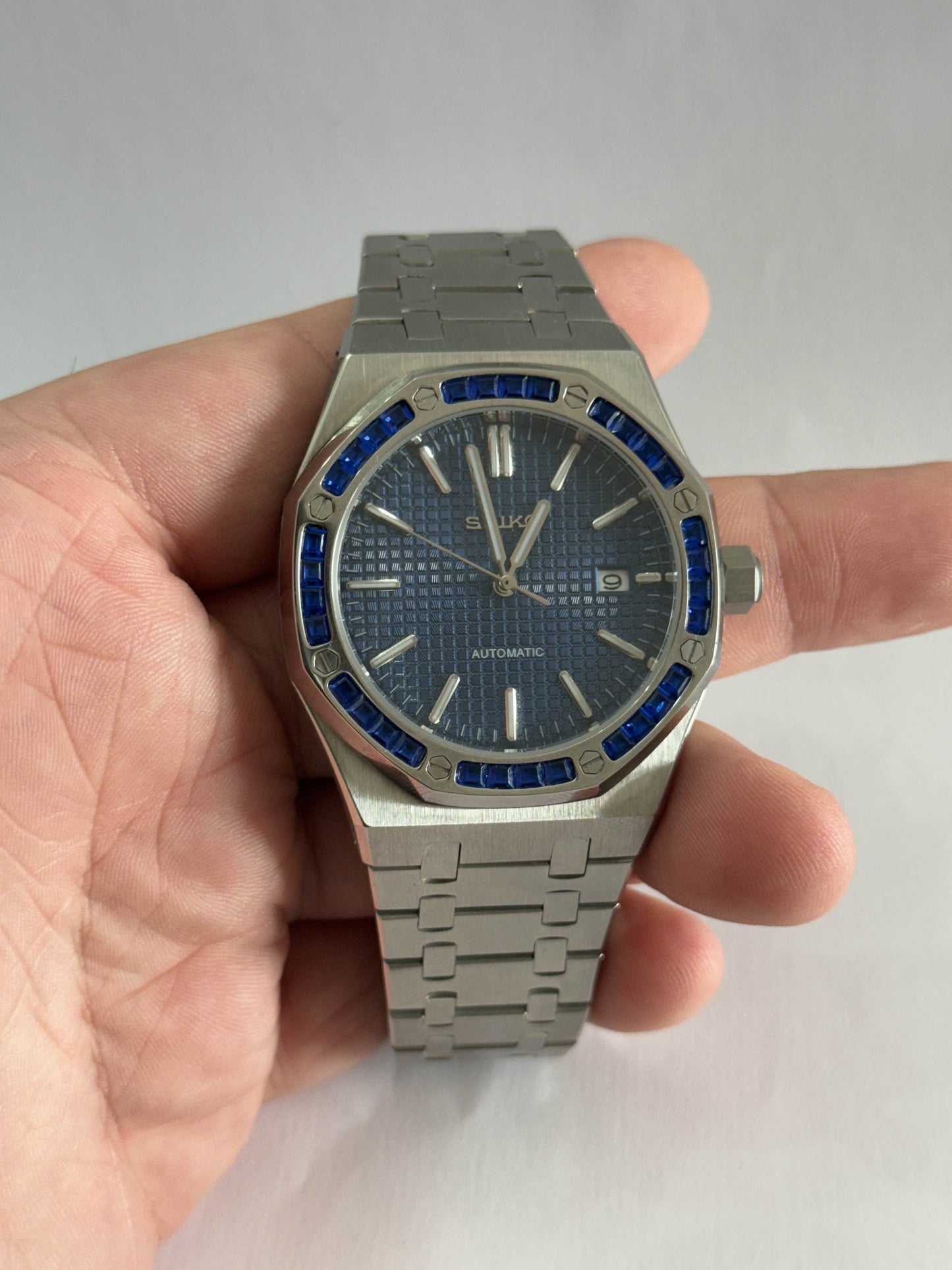 SeikOak – Blue Gemstone 42 mm