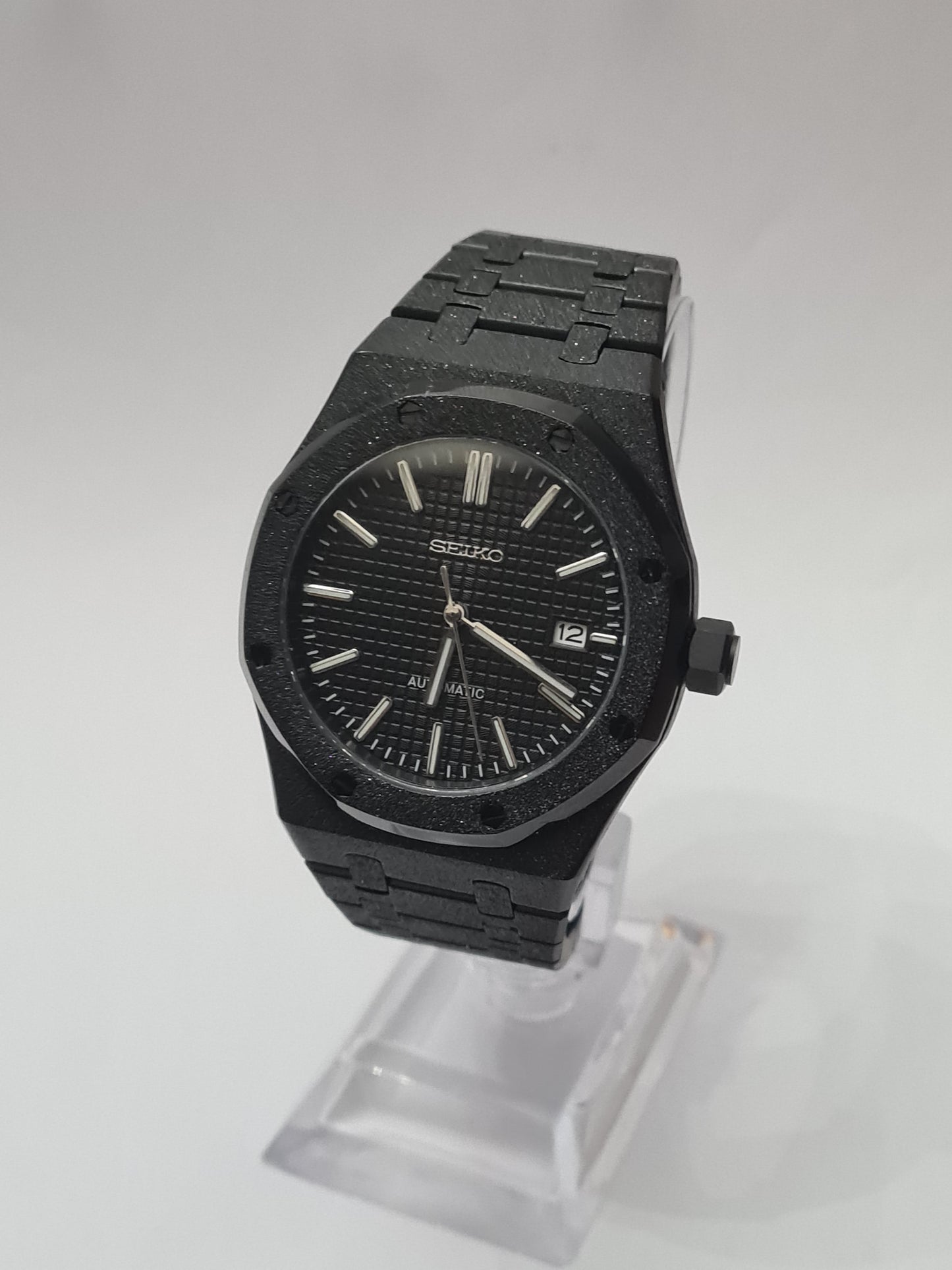 SeikOak - Full Black Frosted 42 mm