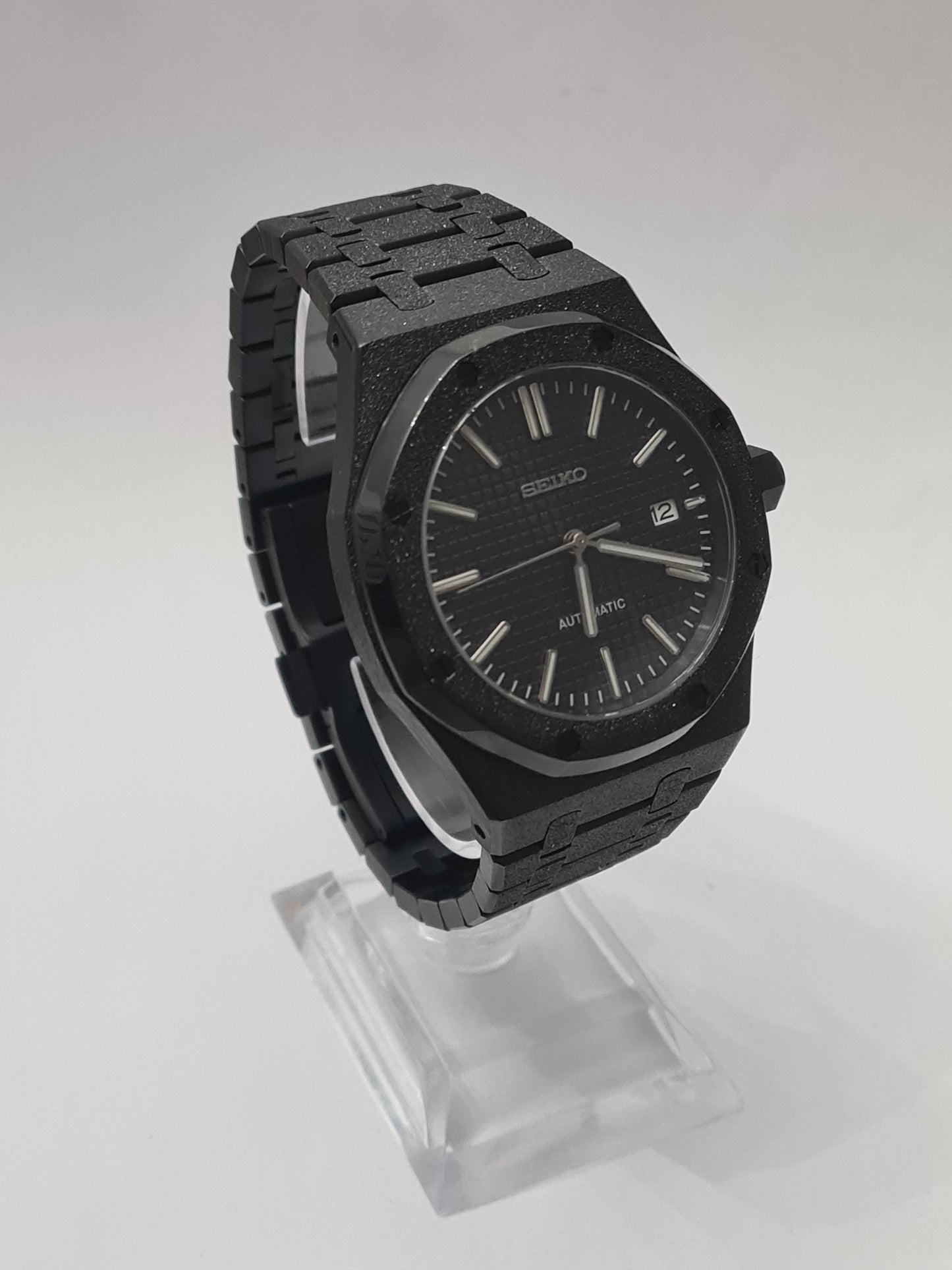 SeikOak - Full Black Frosted 42 mm