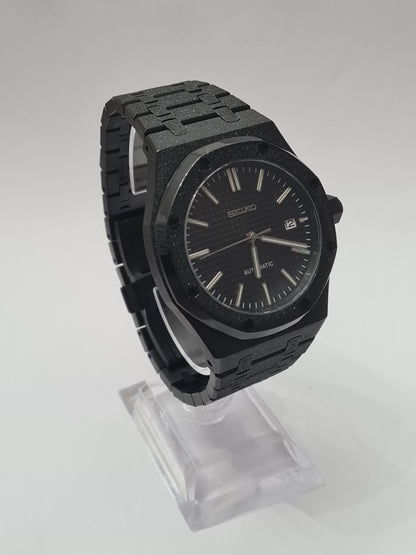 SeikOak - Full Black Frosted 42 mm