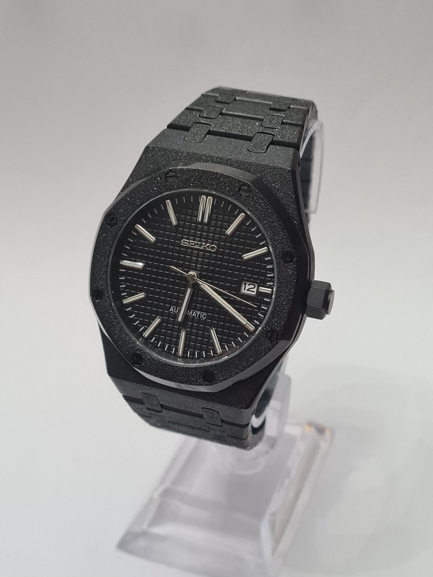 SeikOak - Full Black Frosted 42 mm