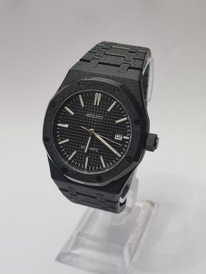 SeikOak - Full Black Frosted 42 mm