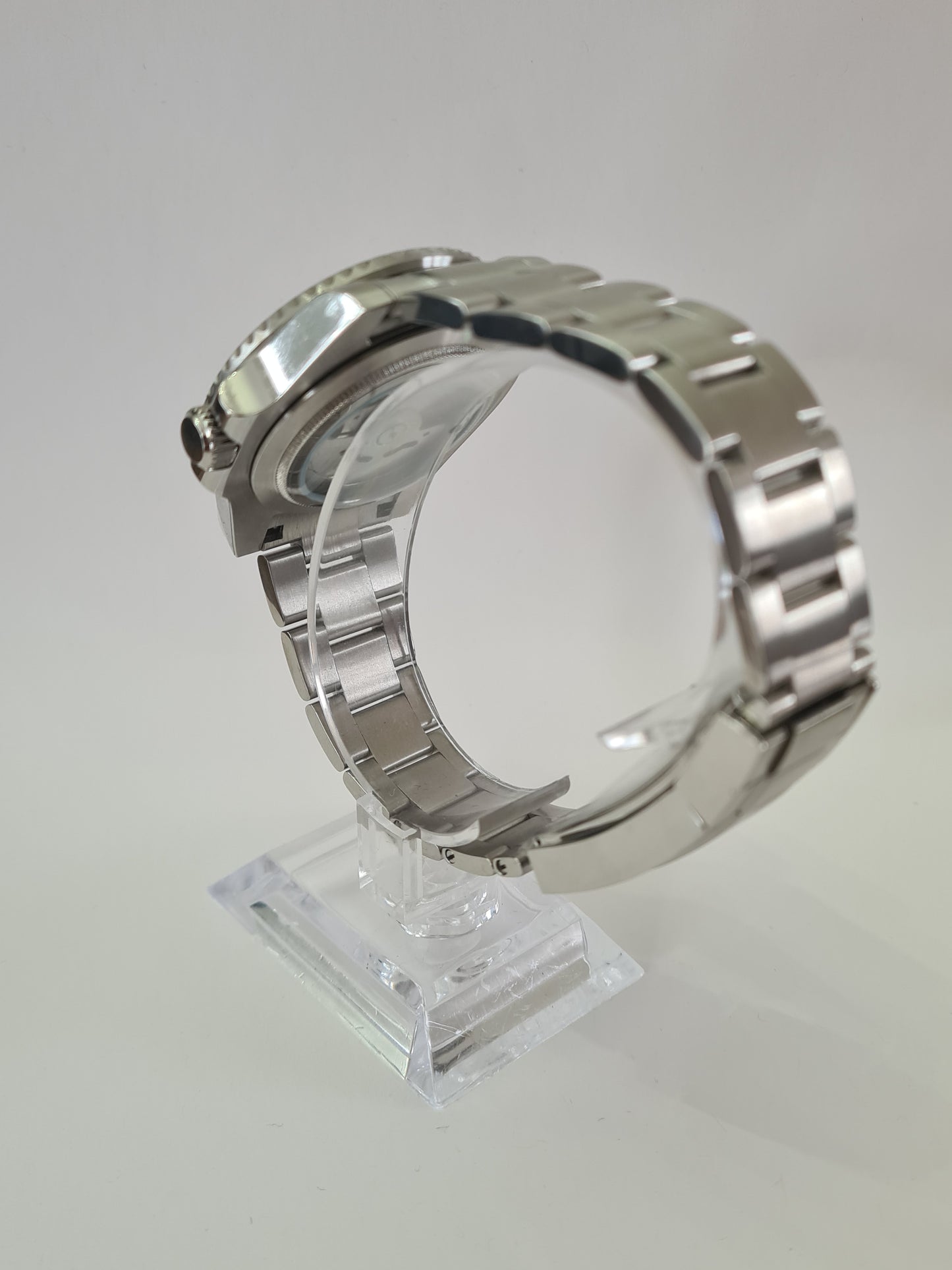 SeikGMT – Green & Black Gradient Dial, Silver Case 39 mm