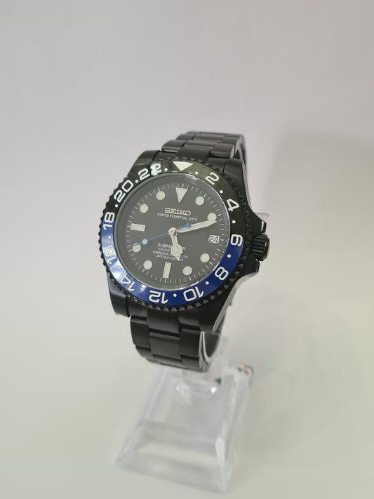 Seikmariner – Batman Style, Black Dial, Black Case 39 mm