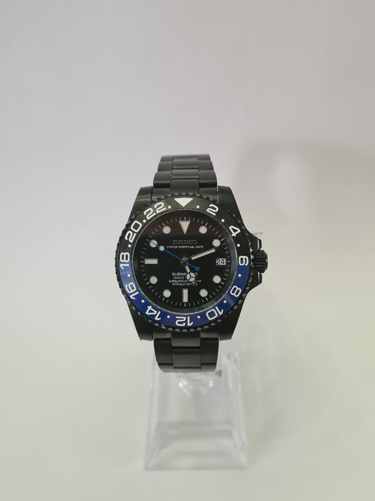 Seikmariner – Batman Style, Black Dial, Black Case 39 mm