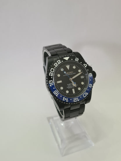 Seikmariner – Batman Style, Black Dial, Black Case 39 mm