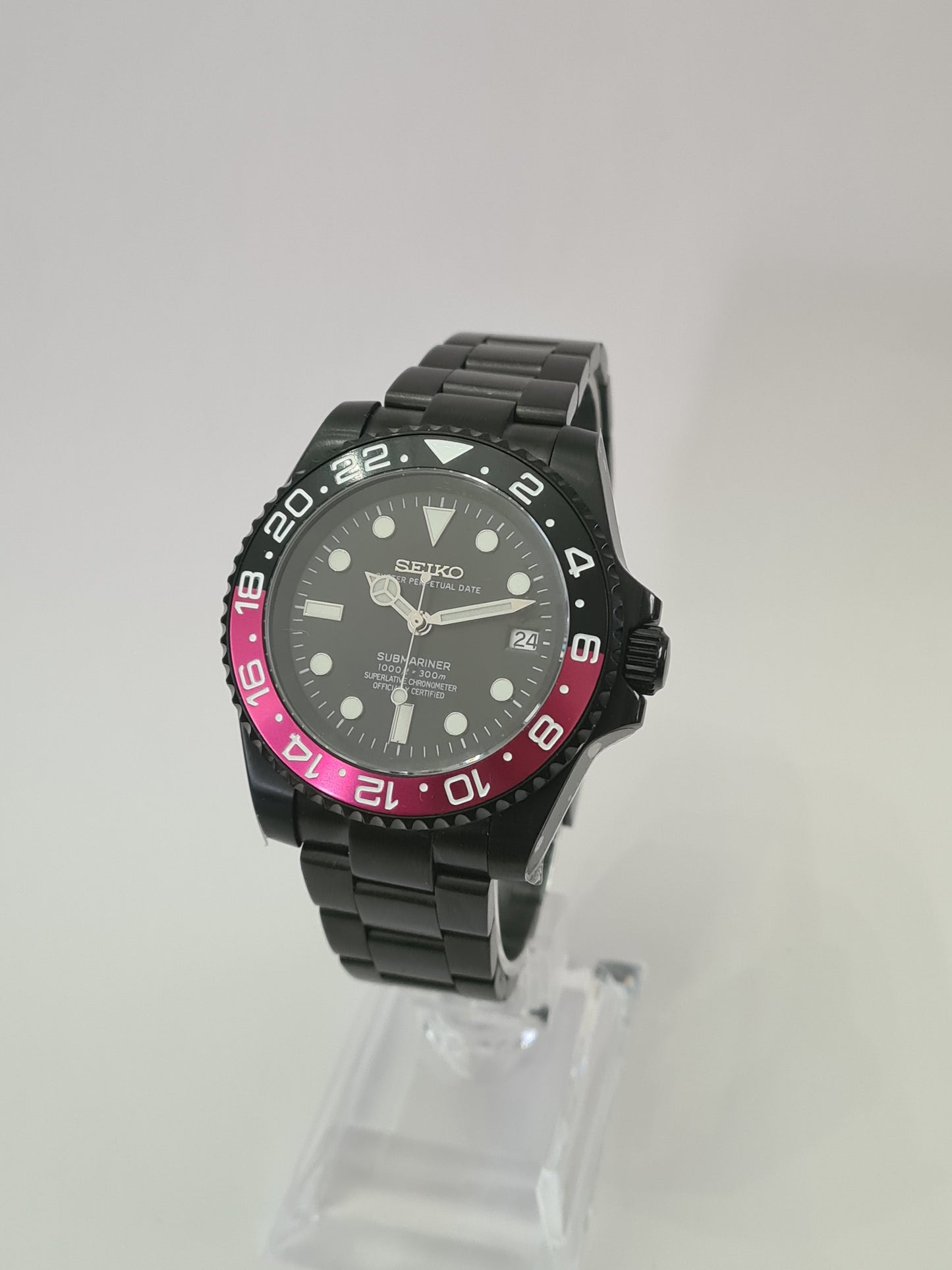 Seikmariner – Joker Style, Black Dial, Black Case 39 mm