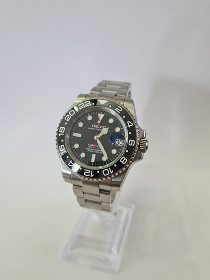 Seikmariner – Black Dial, Black Insert 39 mm