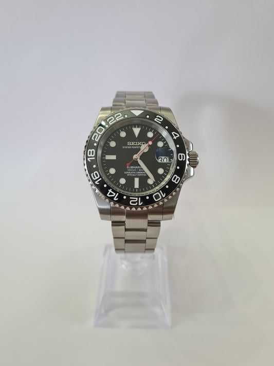 Seikmariner – Black Dial, Black Insert 39 mm
