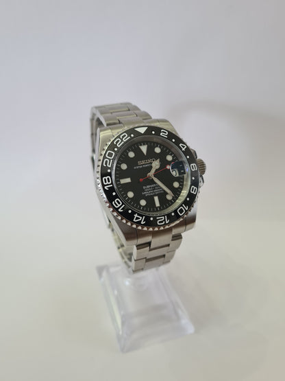 Seikmariner – Black Dial, Black Insert 39 mm