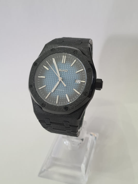 SeikOak – Blue & Black Dial, Black Case 42 mm