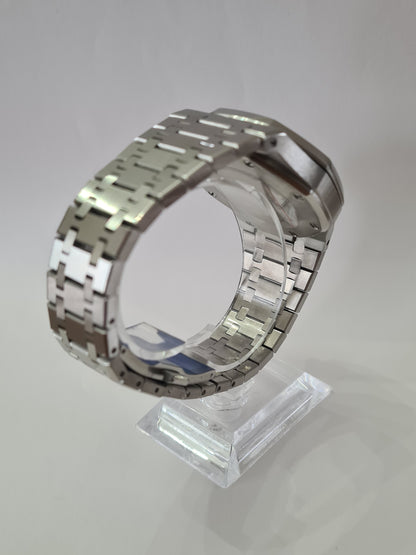 SeikOak – Silver Dial, Silver Case 42 mm