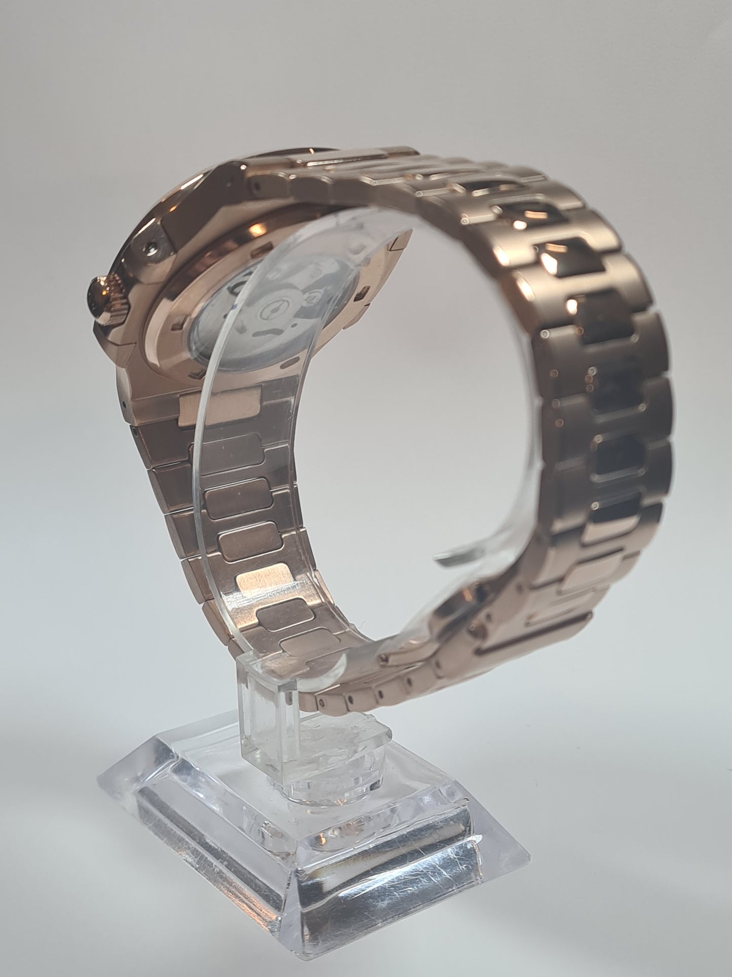 Seikautilus – White Dial, Rose Gold Case Diamond Insert 39 mm