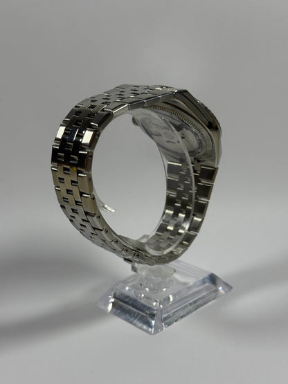 Seikandweller – White Dial, Silver Case 39.5 mm