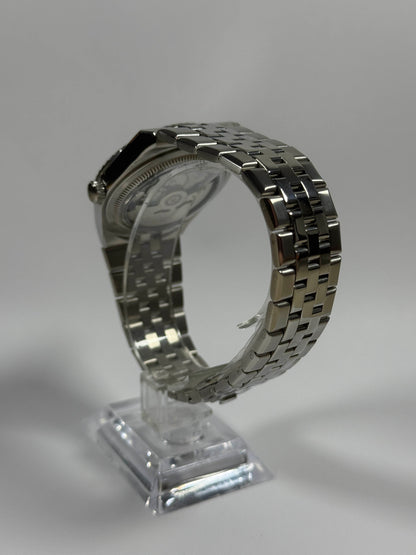 Seikandweller – White Dial, Silver Case 39.5 mm