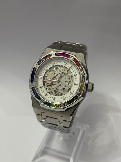 SeikOak – Skeleton Rainbow, 42 mm