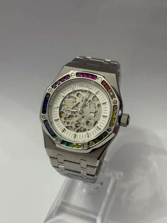 SeikOak – Skeleton Rainbow, 42 mm