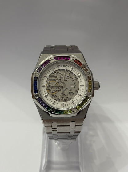 SeikOak – Skeleton Rainbow, 42 mm
