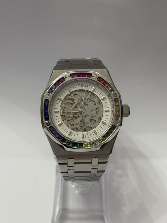 SeikOak – Skeleton Rainbow, 42 mm