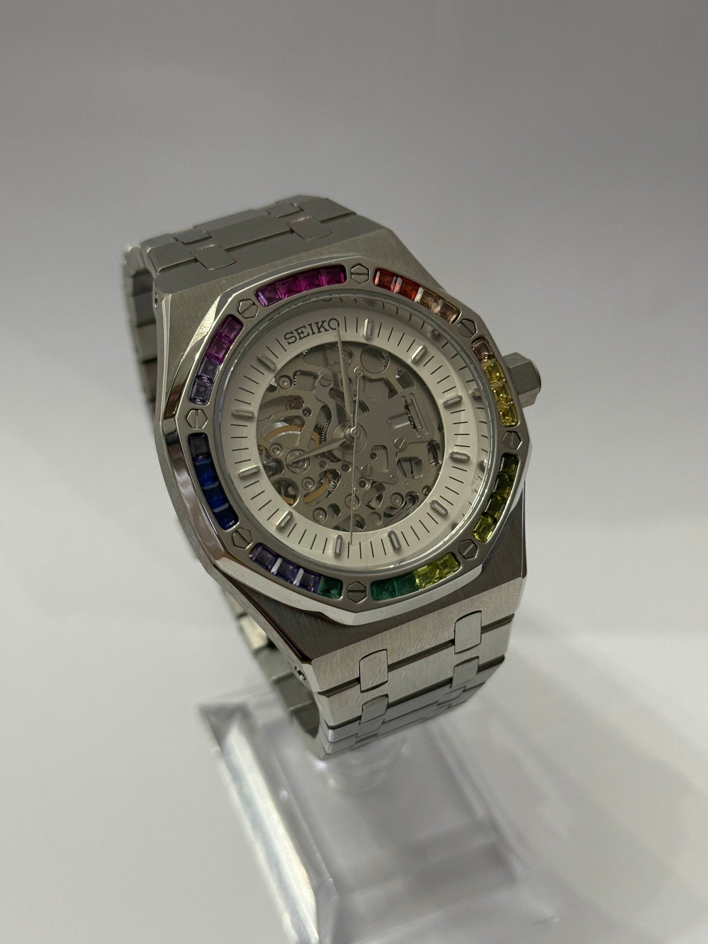 SeikOak – Skeleton Rainbow, 42 mm