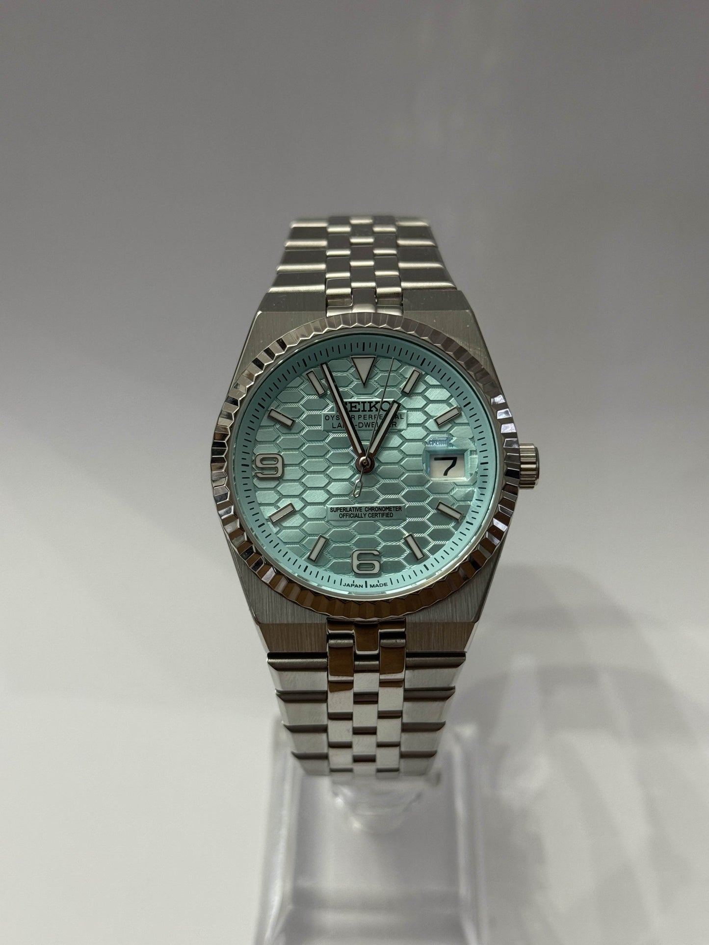 Seikandweller – Mint Dial, Silver Case 39.5 mm