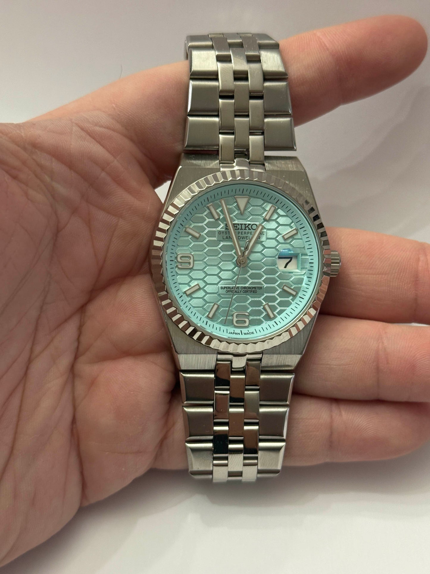 Seikandweller – Mint Dial, Silver Case 39.5 mm