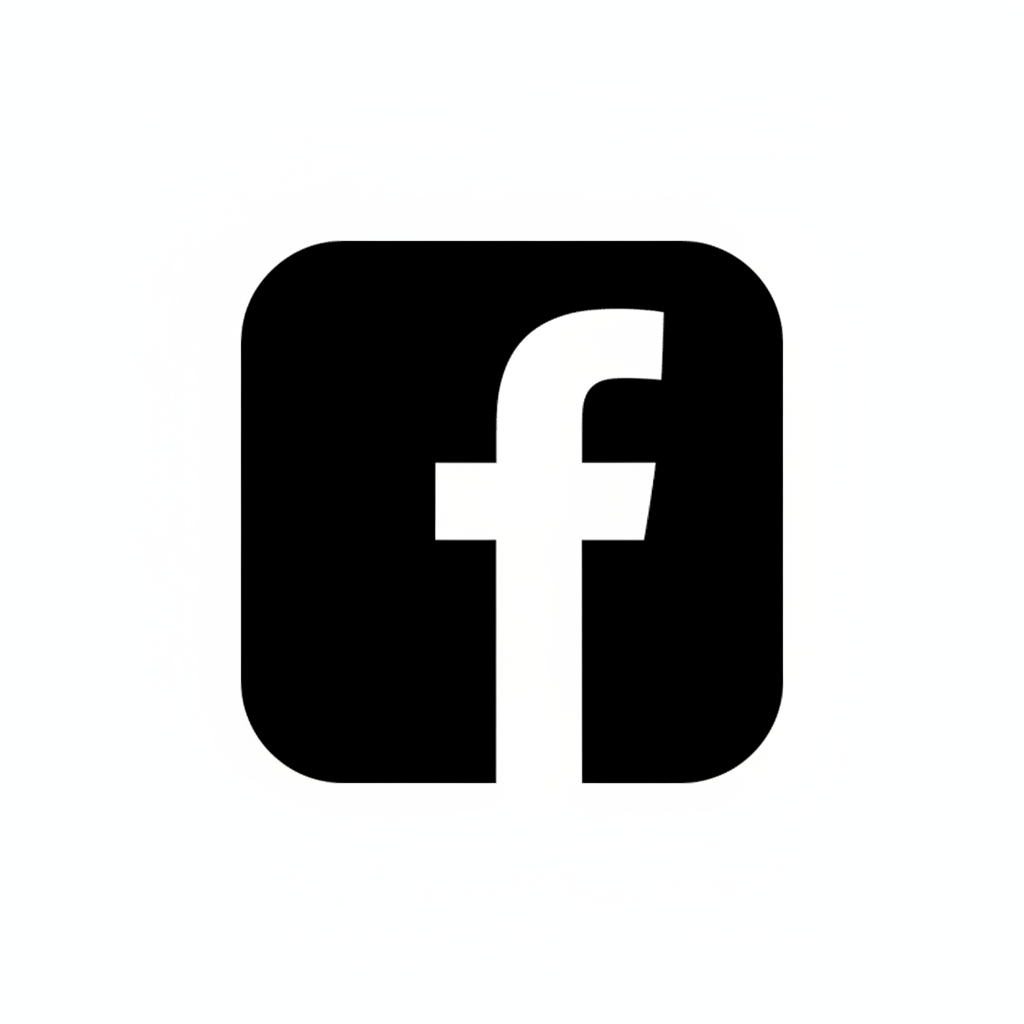facebook logo png black
