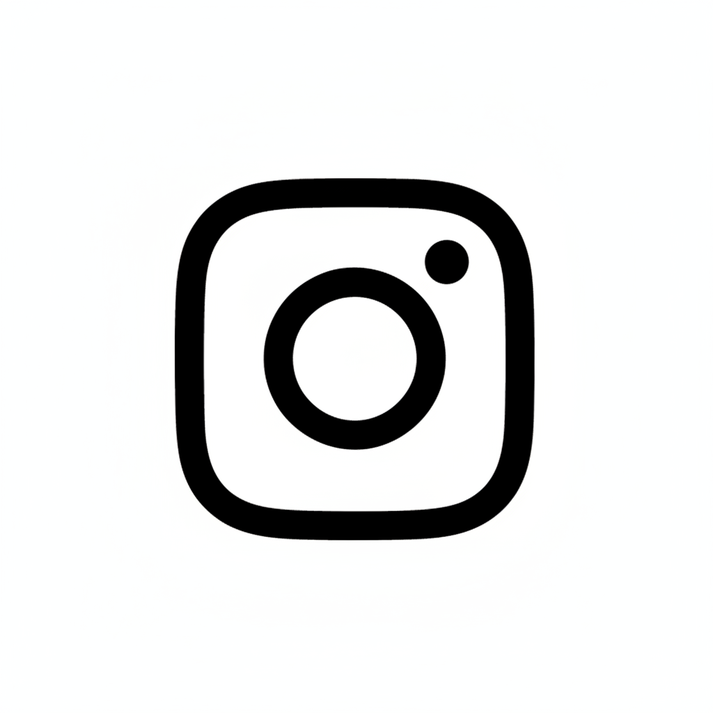 logo instagram black